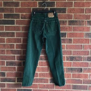 Vintage Green Levi’s High Waisted “Mom” Jeans